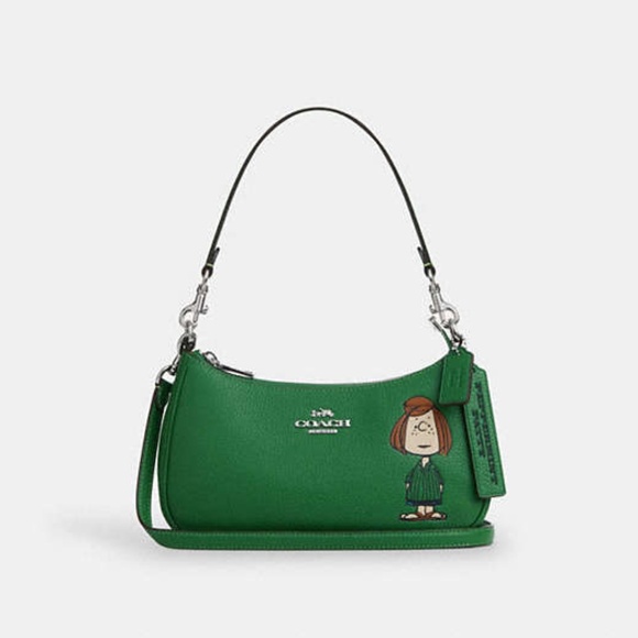Coach X Peanuts Teri Shoulder Bag With Peppermint Patty - Picture 1 of 10